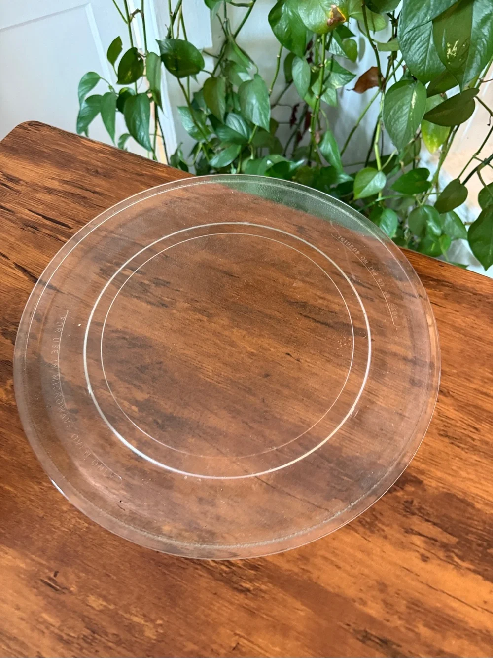 Clear Glass Turntable Plate for Microwave Oven